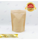 Túi giấy kraft ghép bạc đáy đứng zipper không cửa sổ(1kg)